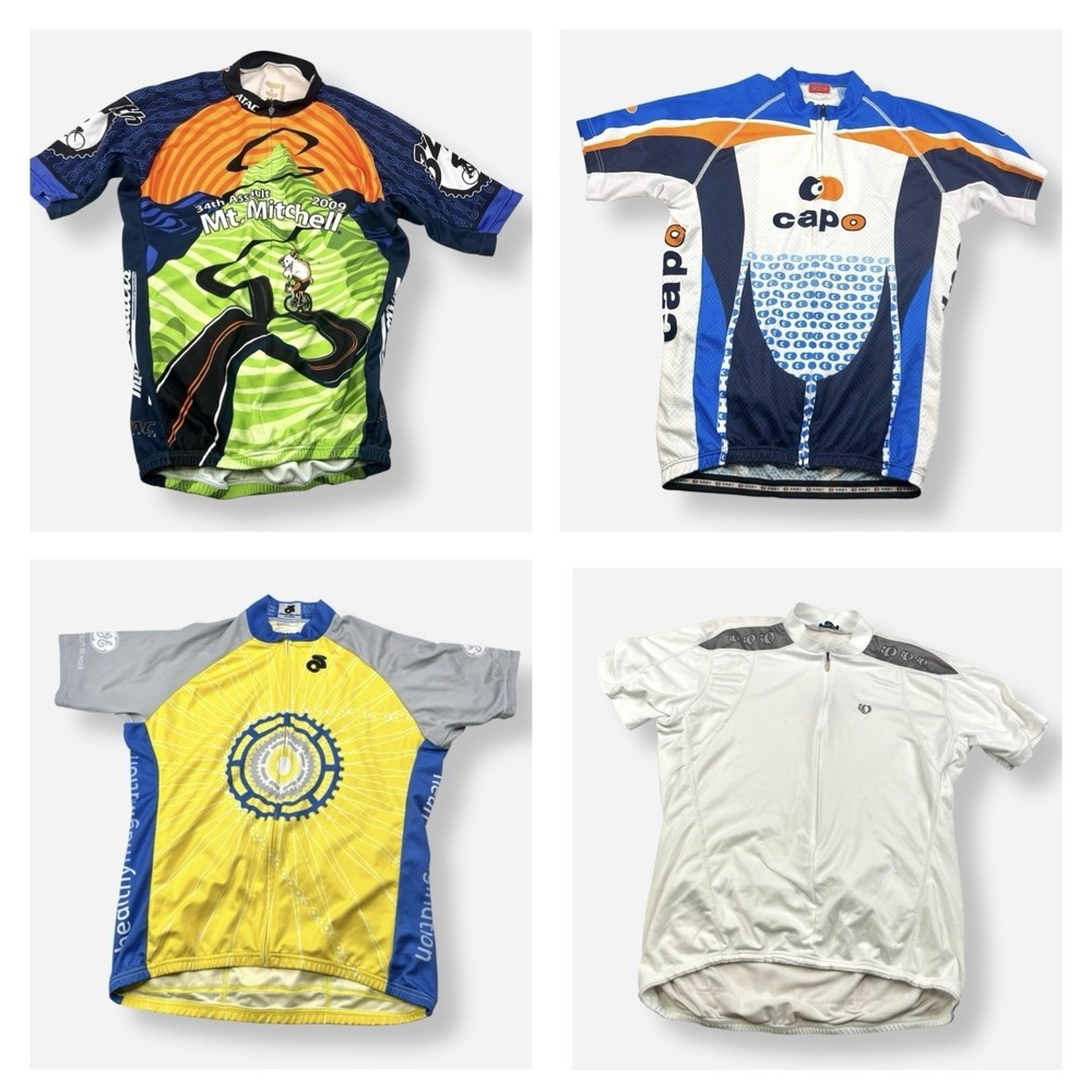 Cycling Jersey Adult XL Wicking Capo Pearl Izumi ATAC Champ System Lot Of 4